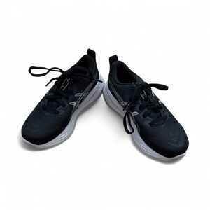 ASICS Black Running Shoes Wide